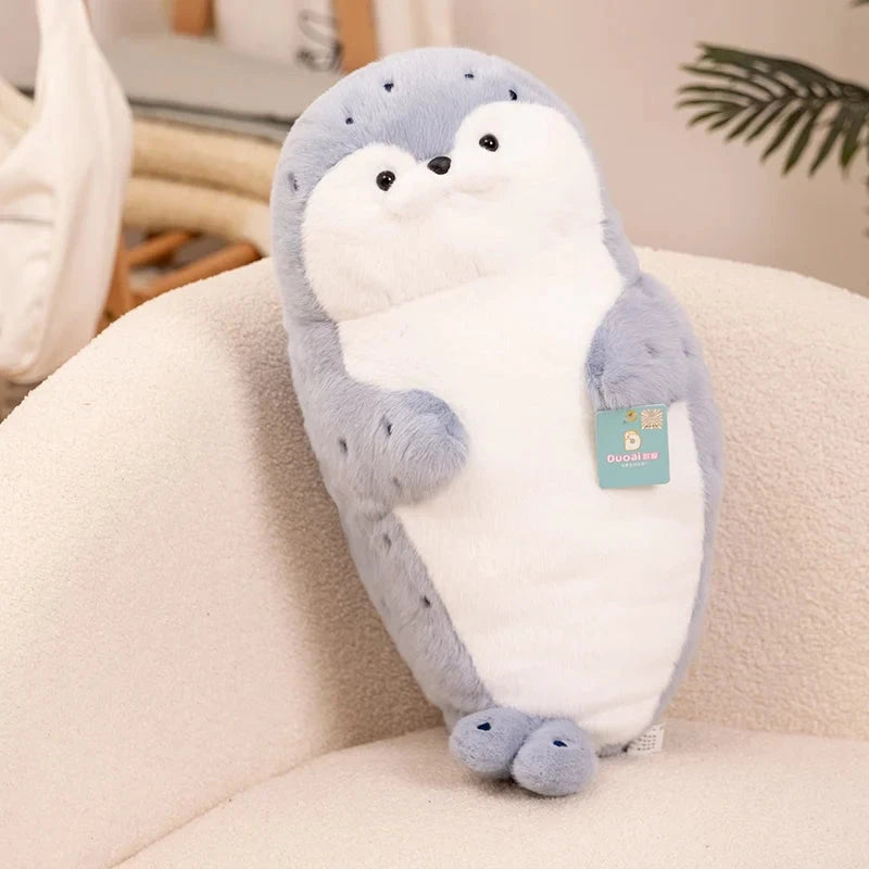 kawaiies-softtoys-plushies-kawaii-plush-Kawaii Seal Plushie Family Soft toy Blue (70cm) 