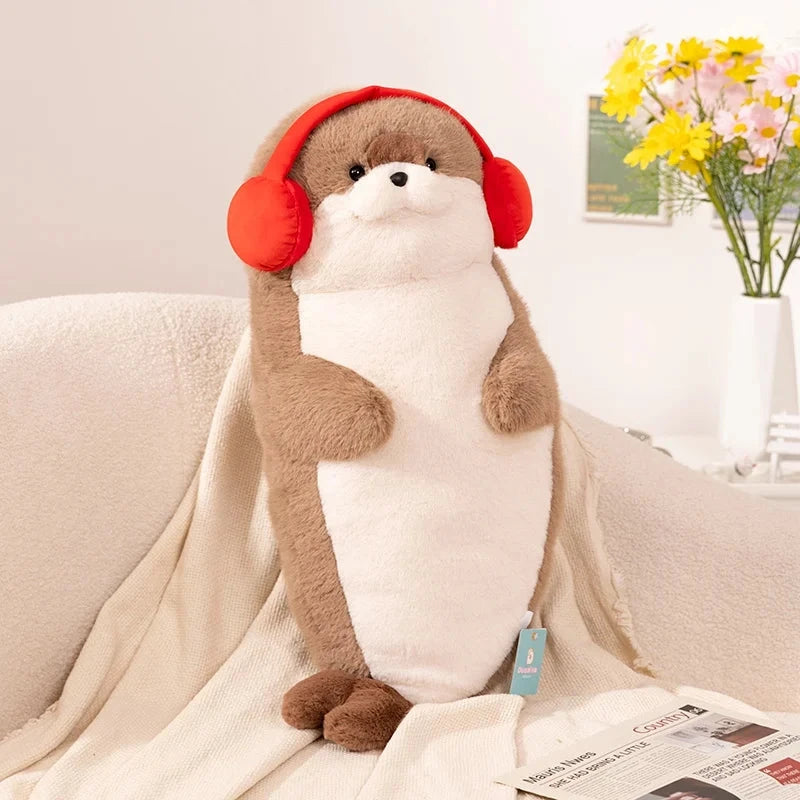 kawaiies-softtoys-plushies-kawaii-plush-Kawaii Seal Plushie Family Soft toy Brown 2 (70cm) 