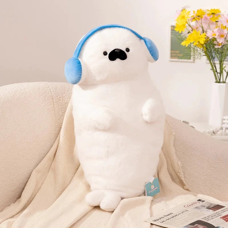 kawaiies-softtoys-plushies-kawaii-plush-Kawaii Seal Plushie Family Soft toy White 2 (70cm) 