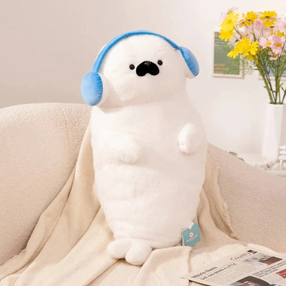 kawaiies-softtoys-plushies-kawaii-plush-Kawaii Seal Plushie Family Soft toy White 2 (70cm) 