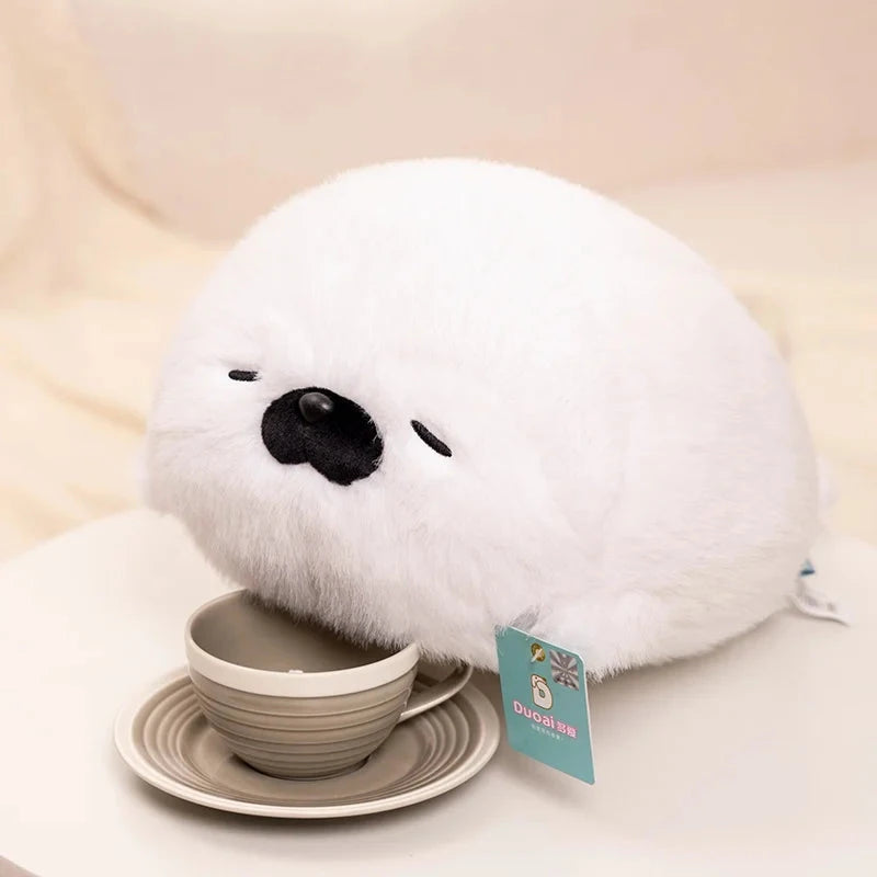 kawaiies-softtoys-plushies-kawaii-plush-Kawaii Seal Plushie Family Soft toy White (40cm) 