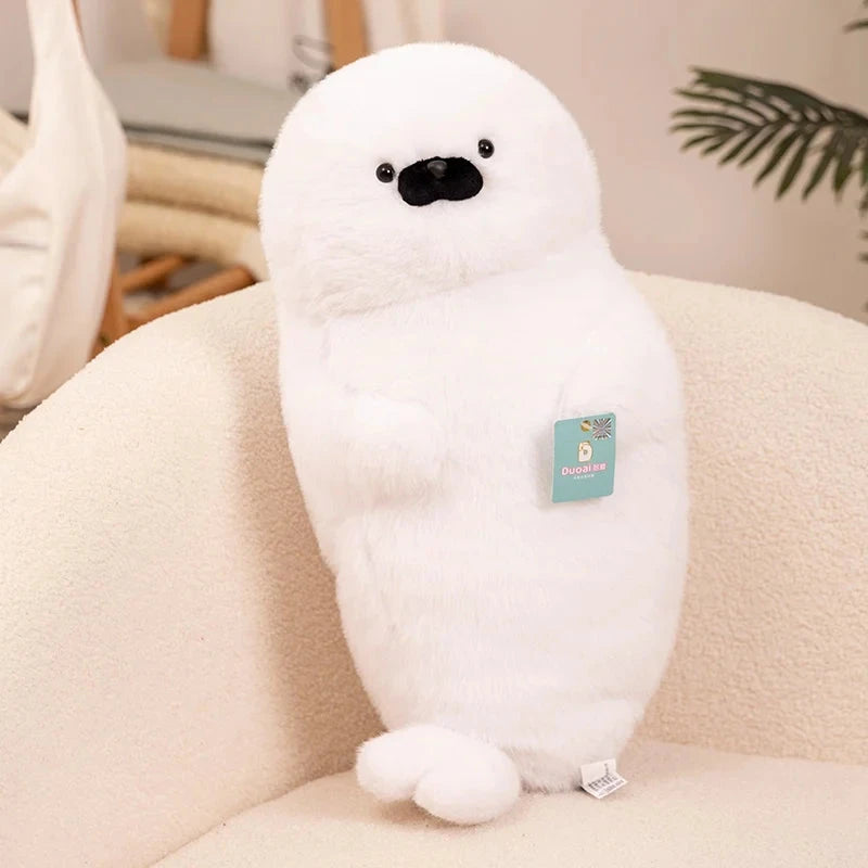 kawaiies-softtoys-plushies-kawaii-plush-Kawaii Seal Plushie Family Soft toy White (70cm) 