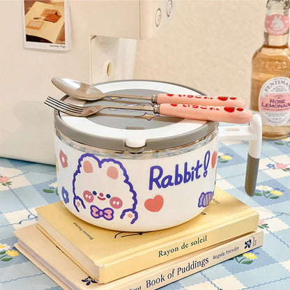 kawaiies-softtoys-plushies-kawaii-plush-Kawaii Stainless Steel White Purple Ramen Bowl Home Decor 