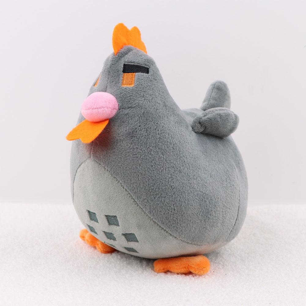 kawaiies-softtoys-plushies-kawaii-plush-Kawaii Stardew Valley Chicken Plushie Soft toy Gray 
