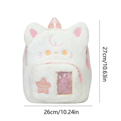 kawaiies-softtoys-plushies-kawaii-plush-Kawaii Stars Cat Dog Plush Backpack Bags 
