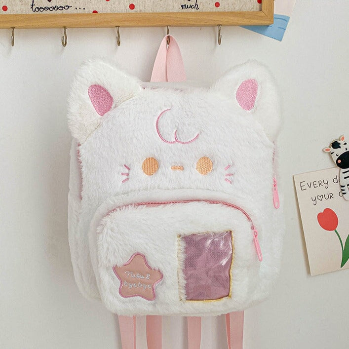 kawaiies-softtoys-plushies-kawaii-plush-Kawaii Stars Cat Dog Plush Backpack Bags 