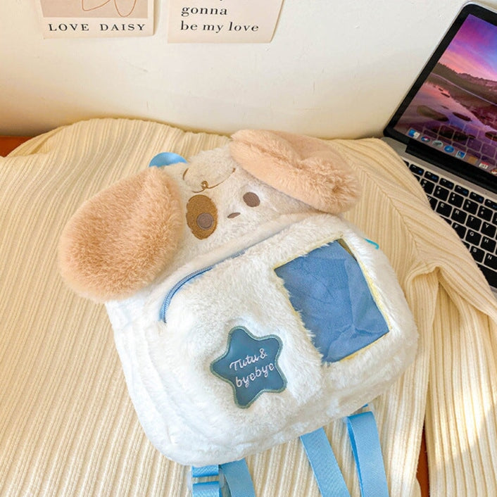 kawaiies-softtoys-plushies-kawaii-plush-Kawaii Stars Cat Dog Plush Backpack Bags 