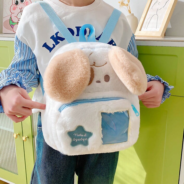 kawaiies-softtoys-plushies-kawaii-plush-Kawaii Stars Cat Dog Plush Backpack Bags 