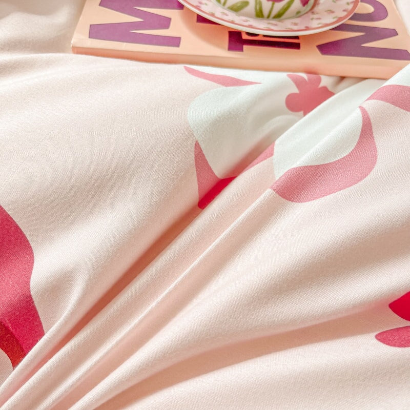kawaiies-softtoys-plushies-kawaii-plush-Kawaii Strawberry Print 120gsm Polyester Bedding Sets | NEW Bedding Sets 