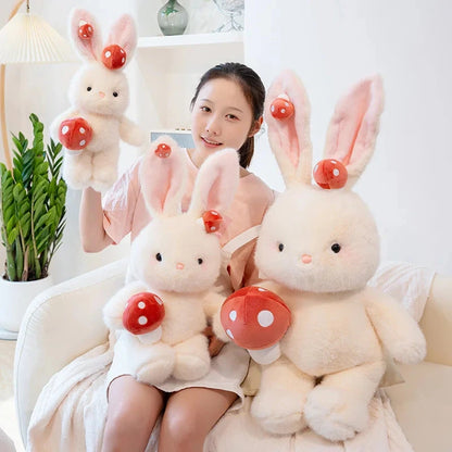 kawaiies-softtoys-plushies-kawaii-plush-Kawaii White Bunny Mushroom Plushie Soft toy 