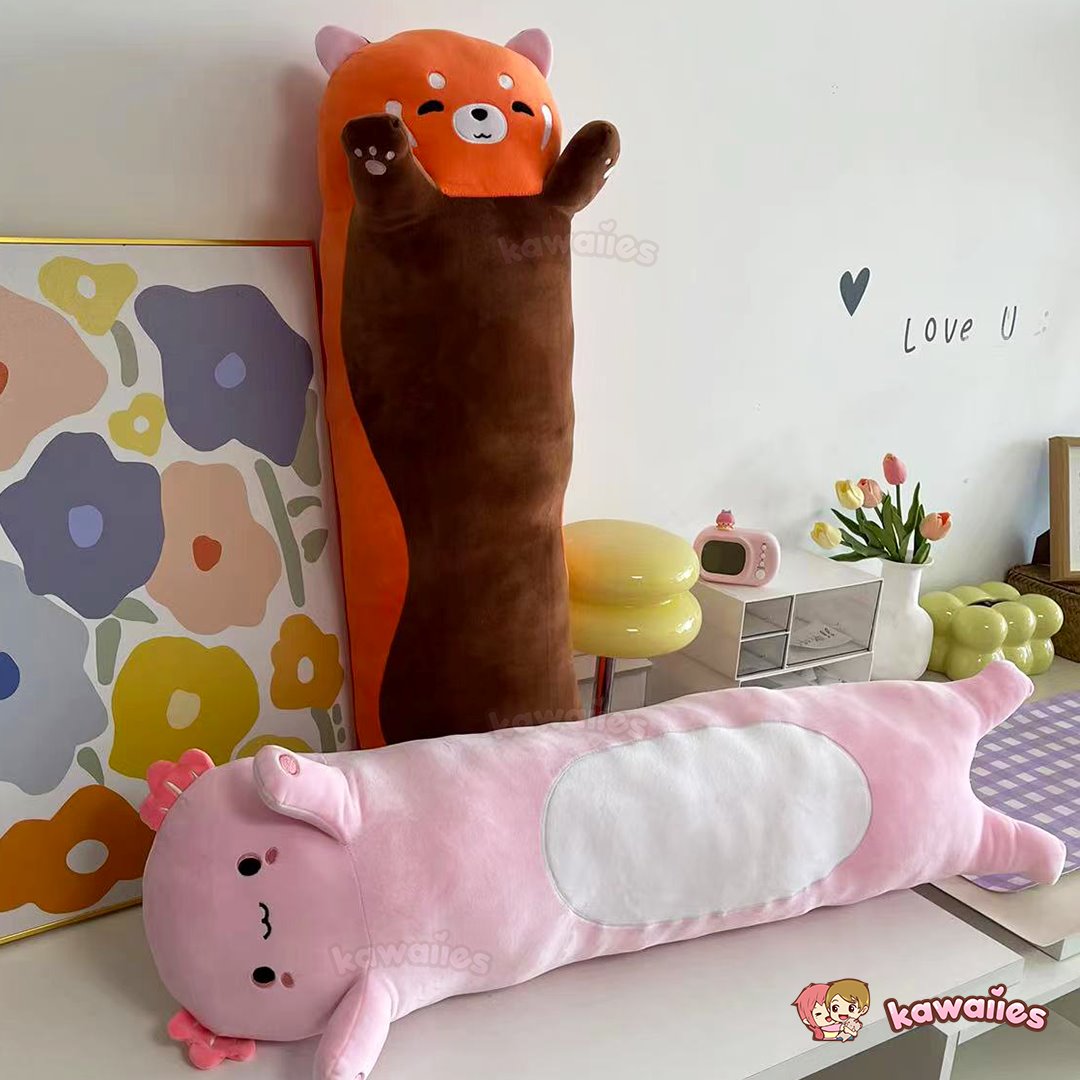 kawaiies-softtoys-plushies-kawaii-plush-Kawaiies® Long Snuggly Chai Red Panda Axolotl Capybara Plushies Soft toy 