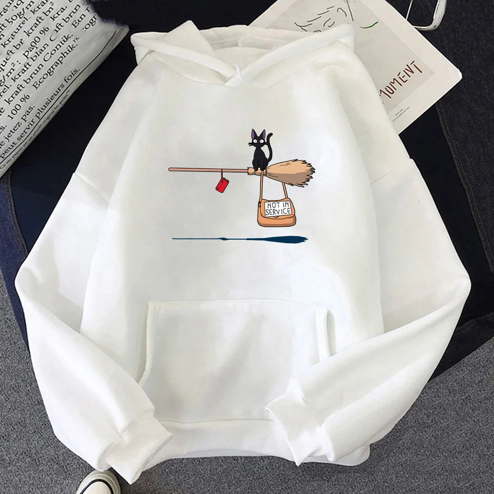 kawaiies-softtoys-plushies-kawaii-plush-Kiki's Delivery Service Black Cat Unisex Hoodie Apparel 