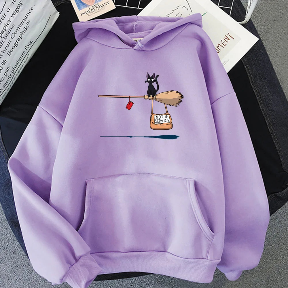 kawaiies-softtoys-plushies-kawaii-plush-Kiki's Delivery Service Black Cat Unisex Hoodie Apparel 