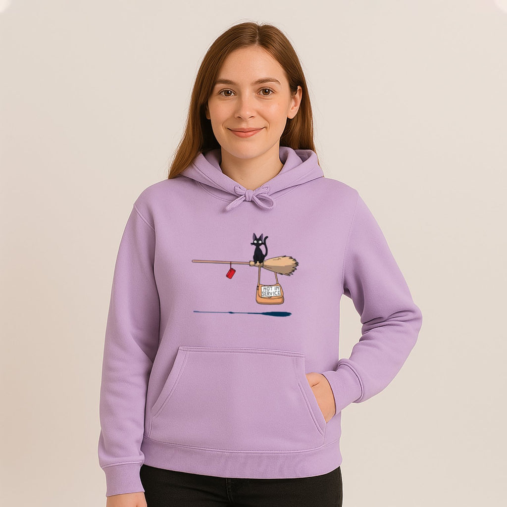 kawaiies-softtoys-plushies-kawaii-plush-Kiki's Delivery Service Black Cat Unisex Hoodie Apparel Purple XS 