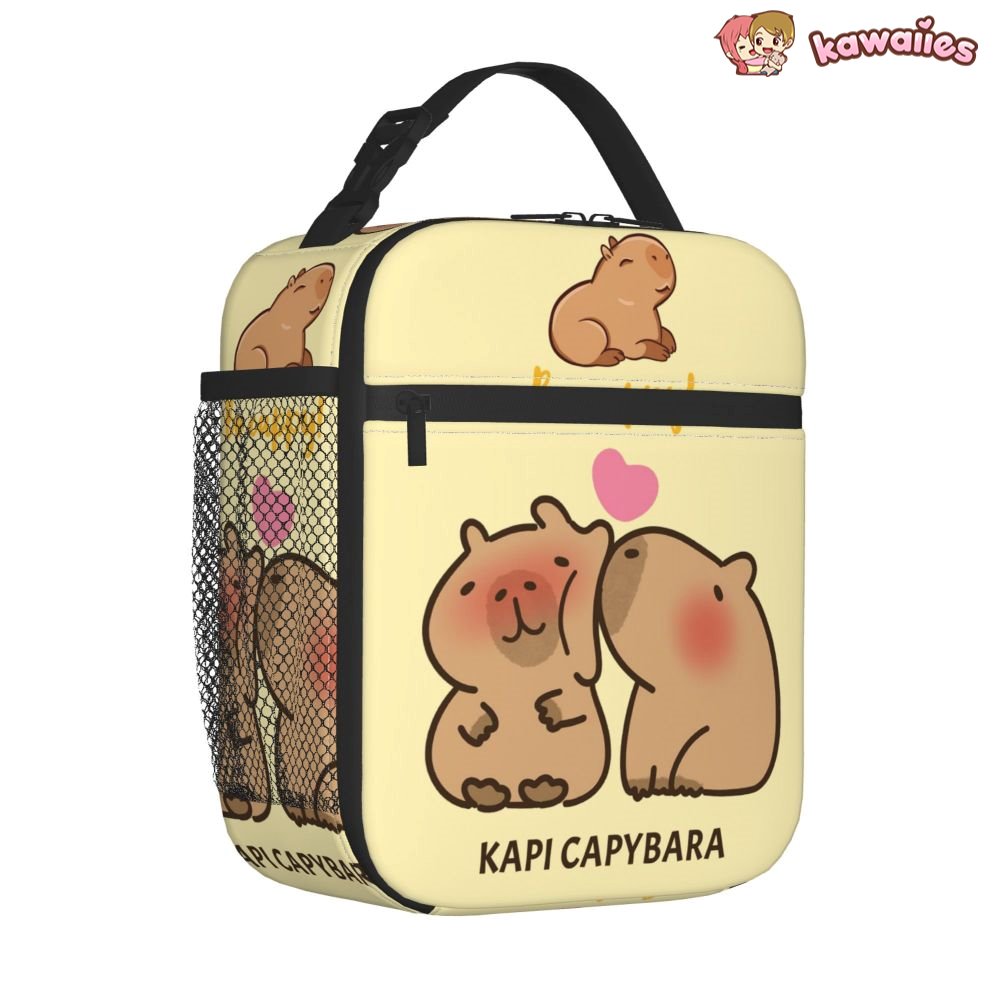 kawaiies-softtoys-plushies-kawaii-plush-Kissing Capybaras Lunch Bag Bag 