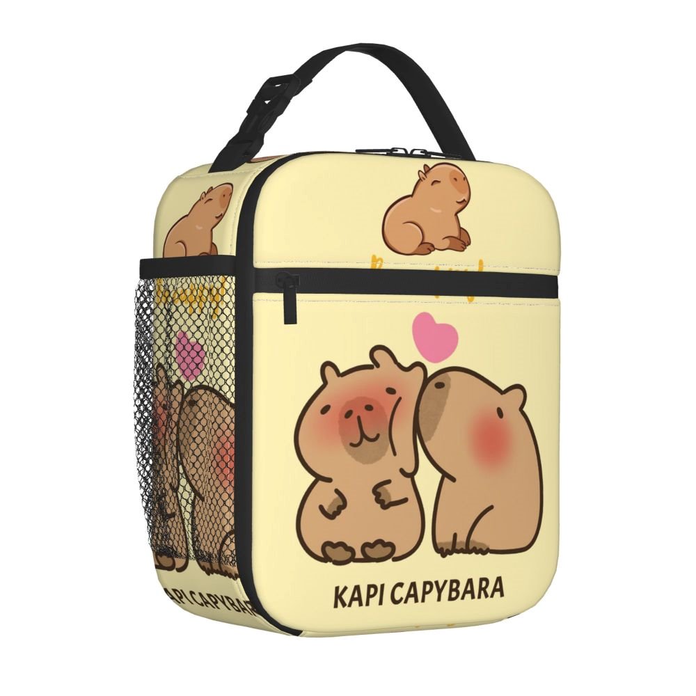 kawaiies-softtoys-plushies-kawaii-plush-Kissing Capybaras Lunch Bag Bag 