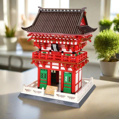 kawaiies-softtoys-plushies-kawaii-plush-Kiyomizu-dera Niomon Gate Kyoto Japan Building Blocks Build it 