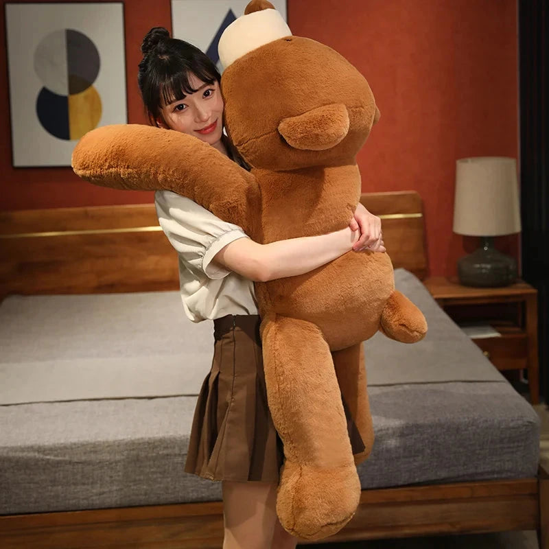 kawaiies-softtoys-plushies-kawaii-plush-Kumo the Fluffy Brown Bear Plushie Soft toy 