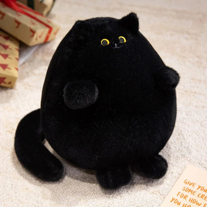 kawaiies-softtoys-plushies-kawaii-plush-Kuro & Shiro the Chonky Cat Plush Soft toy Black (Kuro) 