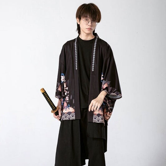 kawaiies-softtoys-plushies-kawaii-plush-Legendary Japanese Royal Samurai Print Kimono Kimono 