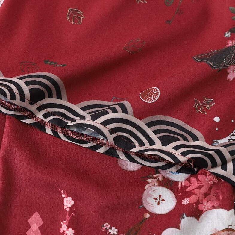 kawaiies-softtoys-plushies-kawaii-plush-Legendary Japanese Royal Samurai Print Kimono Kimono 