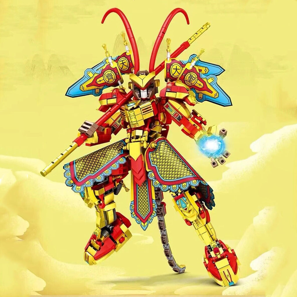 kawaiies-softtoys-plushies-kawaii-plush-Legendary Mecha Royal Monkey King Wukong Building Sets Build it 