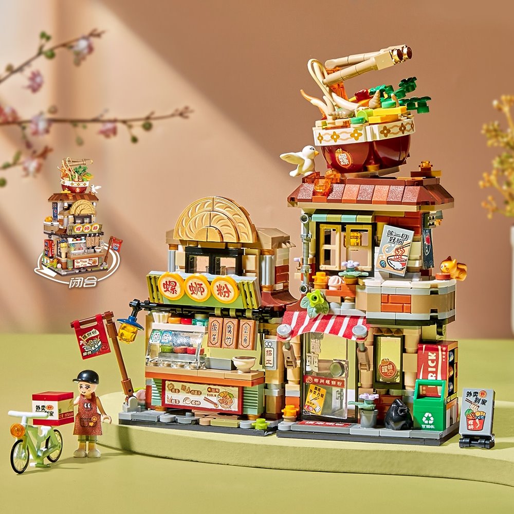 kawaiies-softtoys-plushies-kawaii-plush-Lemon Tea & Noodle Shop Micro Building Sets | NEW Build it 