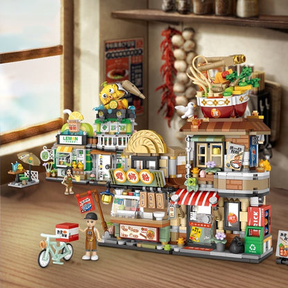 kawaiies-softtoys-plushies-kawaii-plush-Lemon Tea & Noodle Shop Micro Building Sets | NEW Build it 
