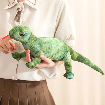 kawaiies-softtoys-plushies-kawaii-plush-Lifelike Orange Green Brown Lizard Plushie Soft toy Green 60cm 