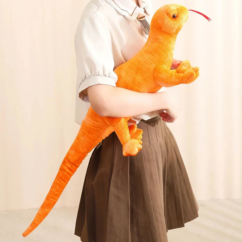 kawaiies-softtoys-plushies-kawaii-plush-Lifelike Orange Green Brown Lizard Plushie Soft toy Orange 60cm 