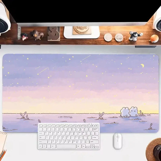 kawaiies-softtoys-plushies-kawaii-plush-Litte White Bunny Adventure Mouse Pad Collection Mouse Pads 