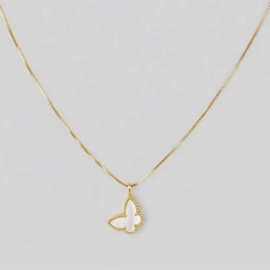 kawaiies-softtoys-plushies-kawaii-plush-Little Butterfly 18K Gold Necklace Jewelry 