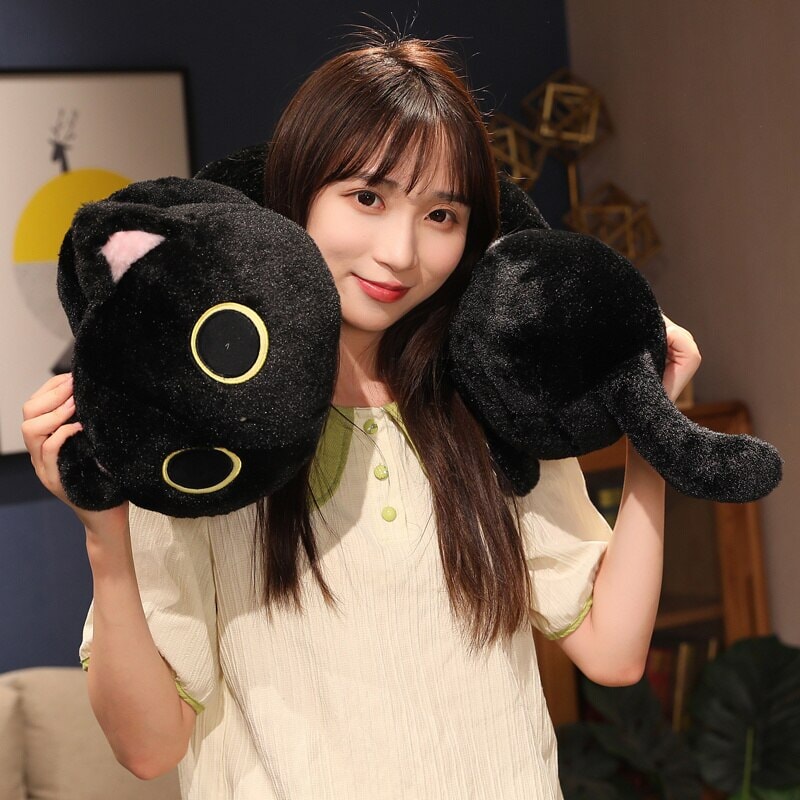 kawaiies-softtoys-plushies-kawaii-plush-. Long Fluffy Cat-erpillar Plushies Soft toy 