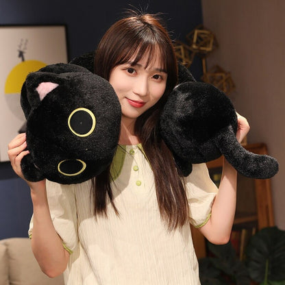 kawaiies-softtoys-plushies-kawaii-plush-. Long Fluffy Cat-erpillar Plushies Soft toy 