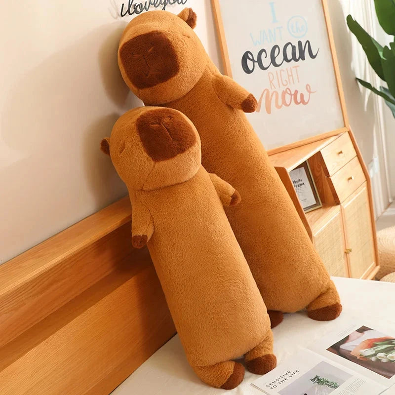 kawaiies-softtoys-plushies-kawaii-plush-Long Fluffy Cute Capybara Plushies Soft toy 