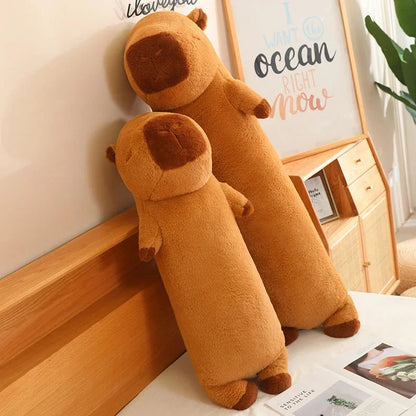 kawaiies-softtoys-plushies-kawaii-plush-Long Fluffy Cute Capybara Plushies Soft toy 