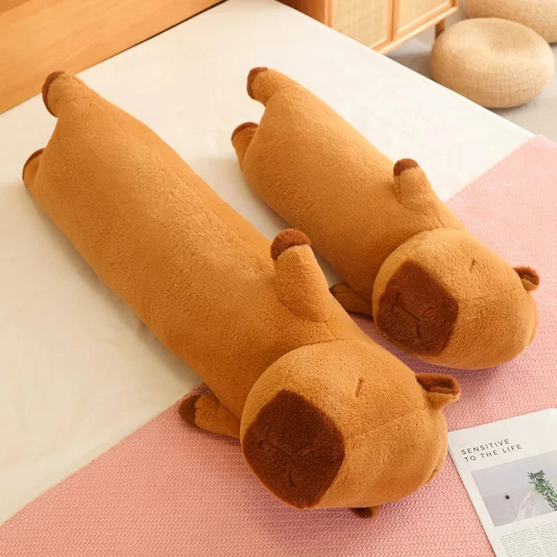 kawaiies-softtoys-plushies-kawaii-plush-Long Fluffy Cute Capybara Plushies Soft toy 