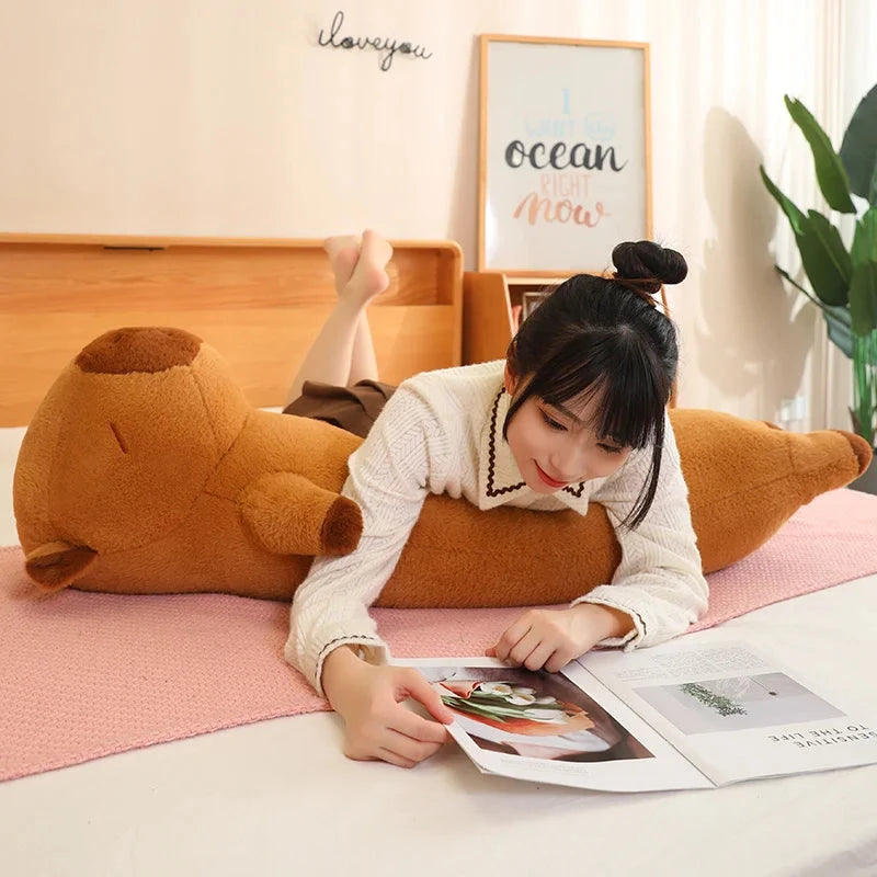 kawaiies-softtoys-plushies-kawaii-plush-Long Fluffy Cute Capybara Plushies Soft toy 