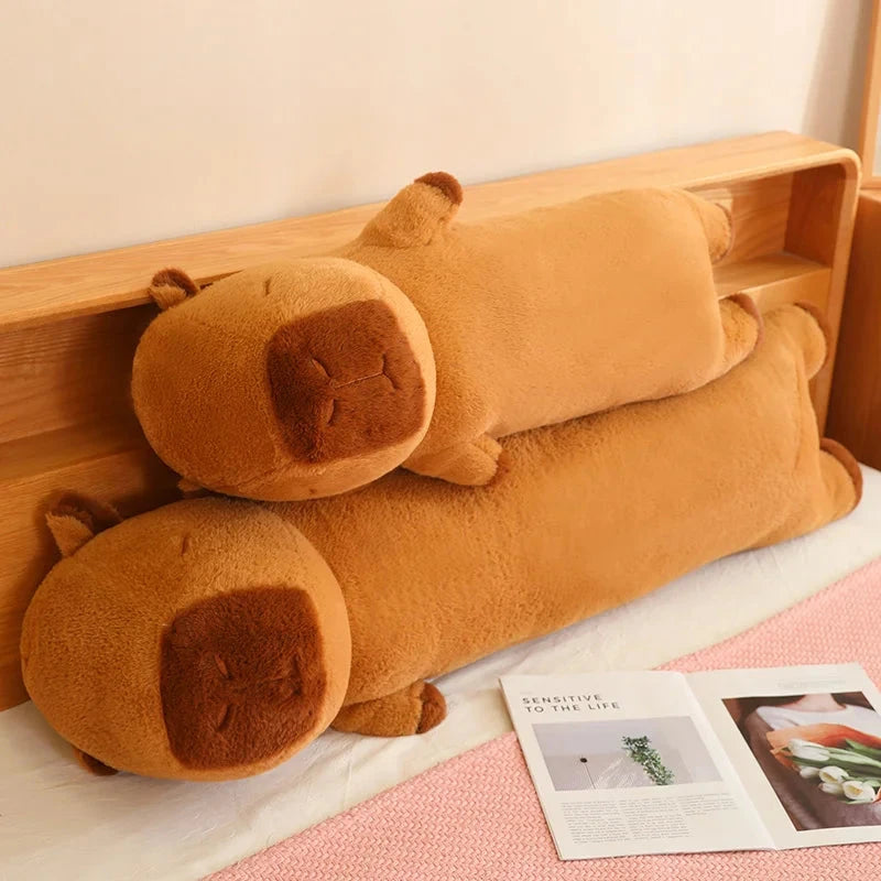 kawaiies-softtoys-plushies-kawaii-plush-Long Fluffy Cute Capybara Plushies Soft toy 