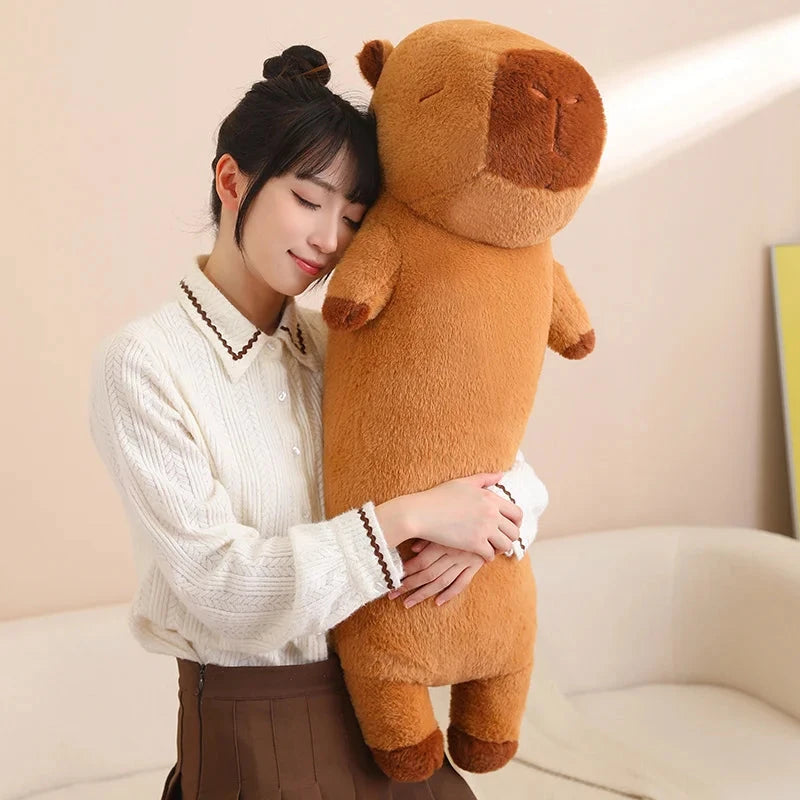 kawaiies-softtoys-plushies-kawaii-plush-Long Fluffy Cute Capybara Plushies Soft toy 
