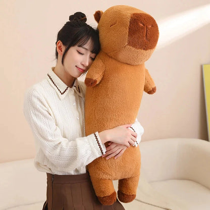 kawaiies-softtoys-plushies-kawaii-plush-Long Fluffy Cute Capybara Plushies Soft toy 