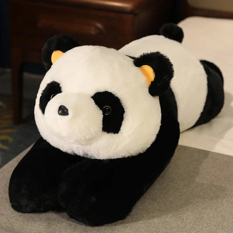 kawaiies-softtoys-plushies-kawaii-plush-Long Giant Cuddly Teddy Bear Panda Polar Bear Plushies Soft toy Panda (Bobo) 65cm 