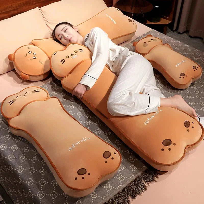 kawaiies-softtoys-plushies-kawaii-plush-Long Kawaii Cat Bear Bread Plushies Soft toy 