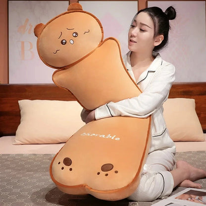 kawaiies-softtoys-plushies-kawaii-plush-Long Kawaii Cat Bear Bread Plushies Soft toy 