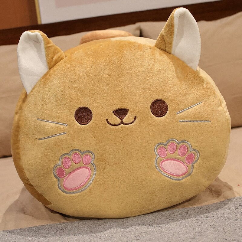 kawaiies-softtoys-plushies-kawaii-plush-Long Kawaii Shiba Inu Cat Pillow Plush Soft toy 