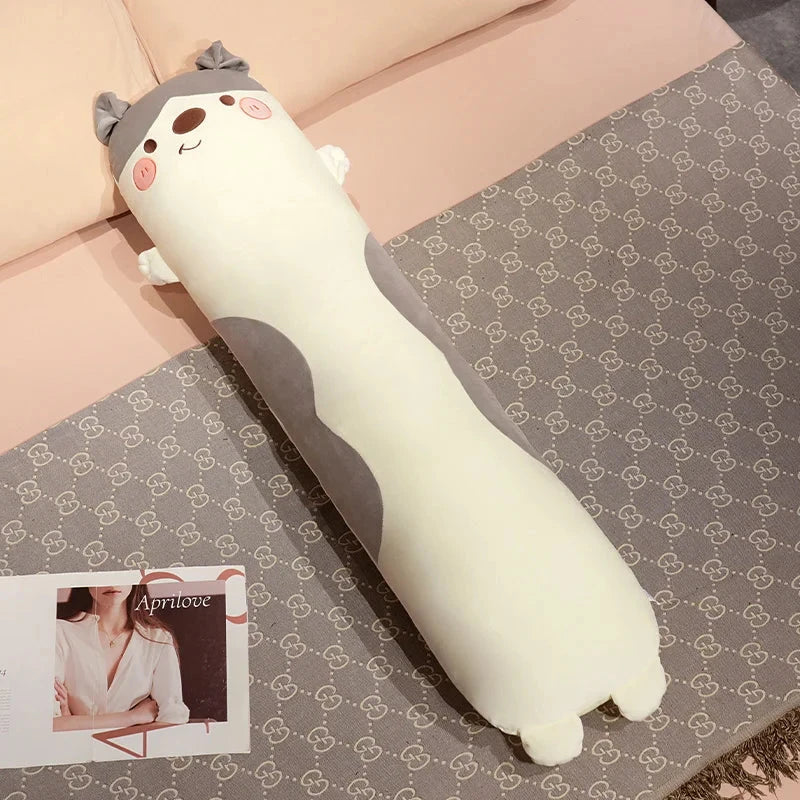 kawaiies-softtoys-plushies-kawaii-plush-Long Kawaii Snuggly Dog Plushies Soft toy Spotty Gray 27in / 70cm 