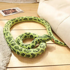 kawaiies-softtoys-plushies-kawaii-plush-Long Realistic Brown Green Orange Snake Plushies Soft toy Green 2m / 78in 