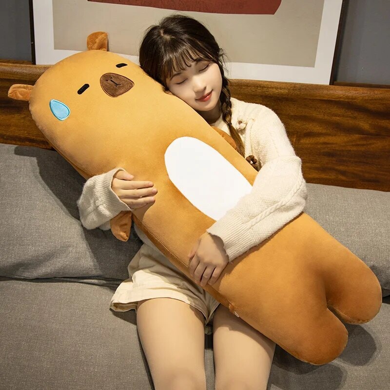 kawaiies-softtoys-plushies-kawaii-plush-Long Sad Capybara Plushies Soft toy 