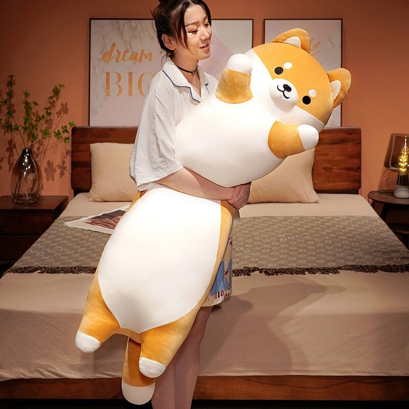 kawaiies-softtoys-plushies-kawaii-plush-Long Snuggle Shiba Buddy Plushies Soft toy 