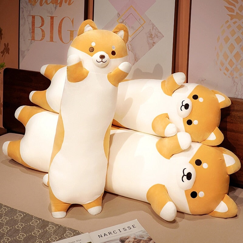 kawaiies-softtoys-plushies-kawaii-plush-Long Snuggle Shiba Buddy Plushies Soft toy 